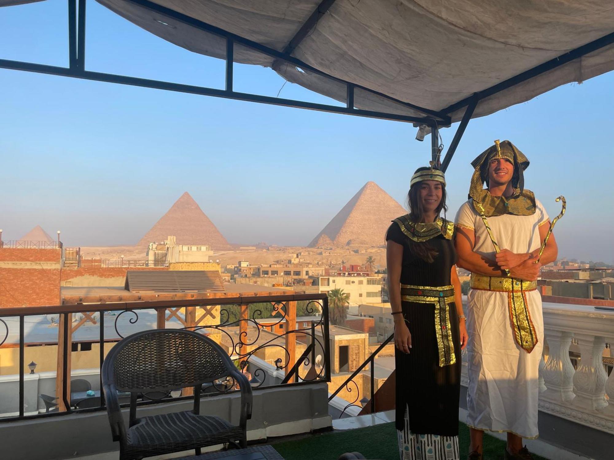 The Pyramids Gate Inn Kafret el-Gabal Zewnętrze zdjęcie