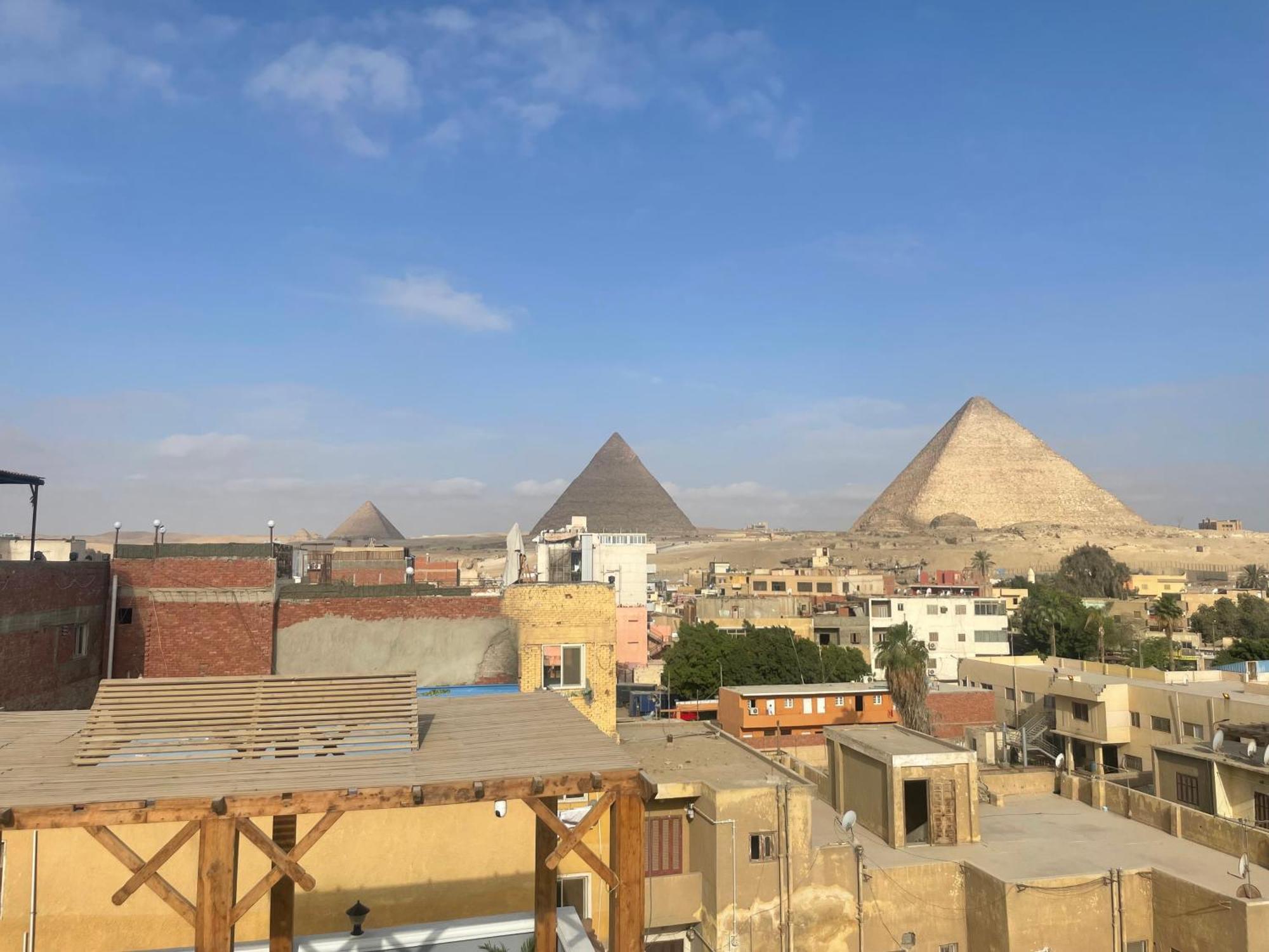 The Pyramids Gate Inn Kafret el-Gabal Zewnętrze zdjęcie